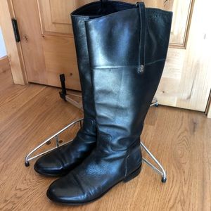 COLE HAAN black leather boots size 9